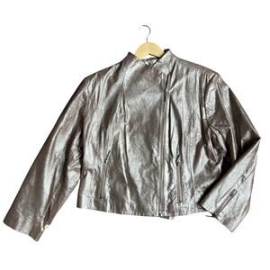 Randolph Duke “The Look” Metallic Leather Moto Jacket - Women’s 20W